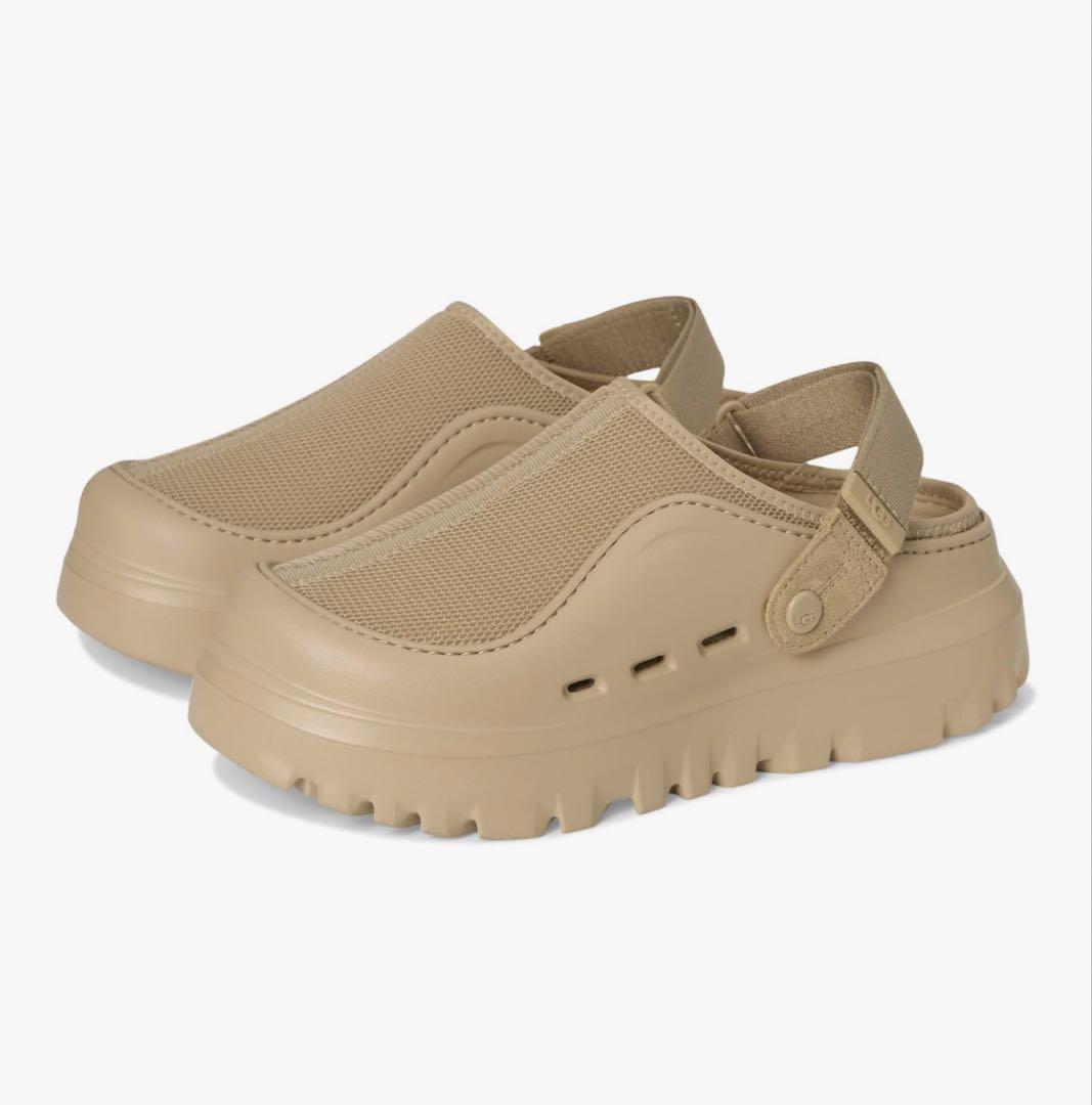 UGG M PEAKMODクロッグ 24cm ベージュ