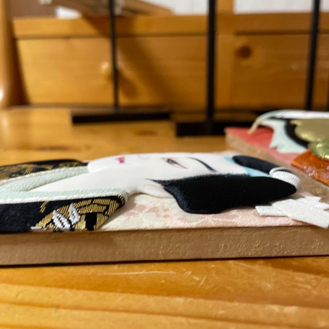飾り羽子板　押絵　ハンドメイド