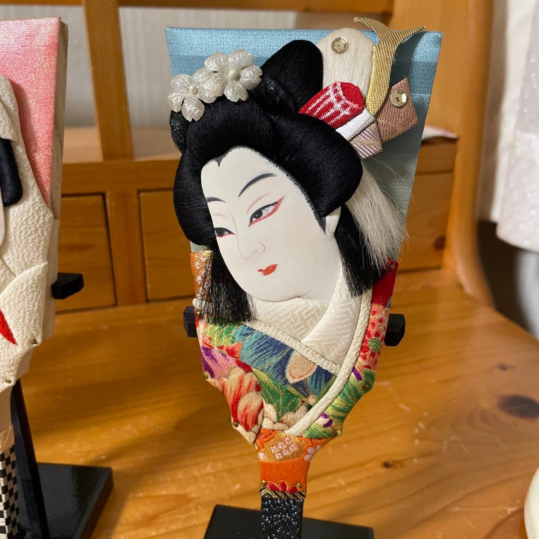 飾り羽子板　押絵　ハンドメイド