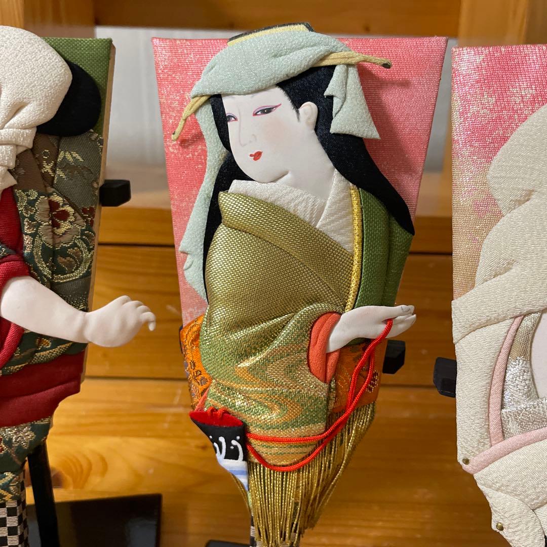 飾り羽子板　押絵　ハンドメイド