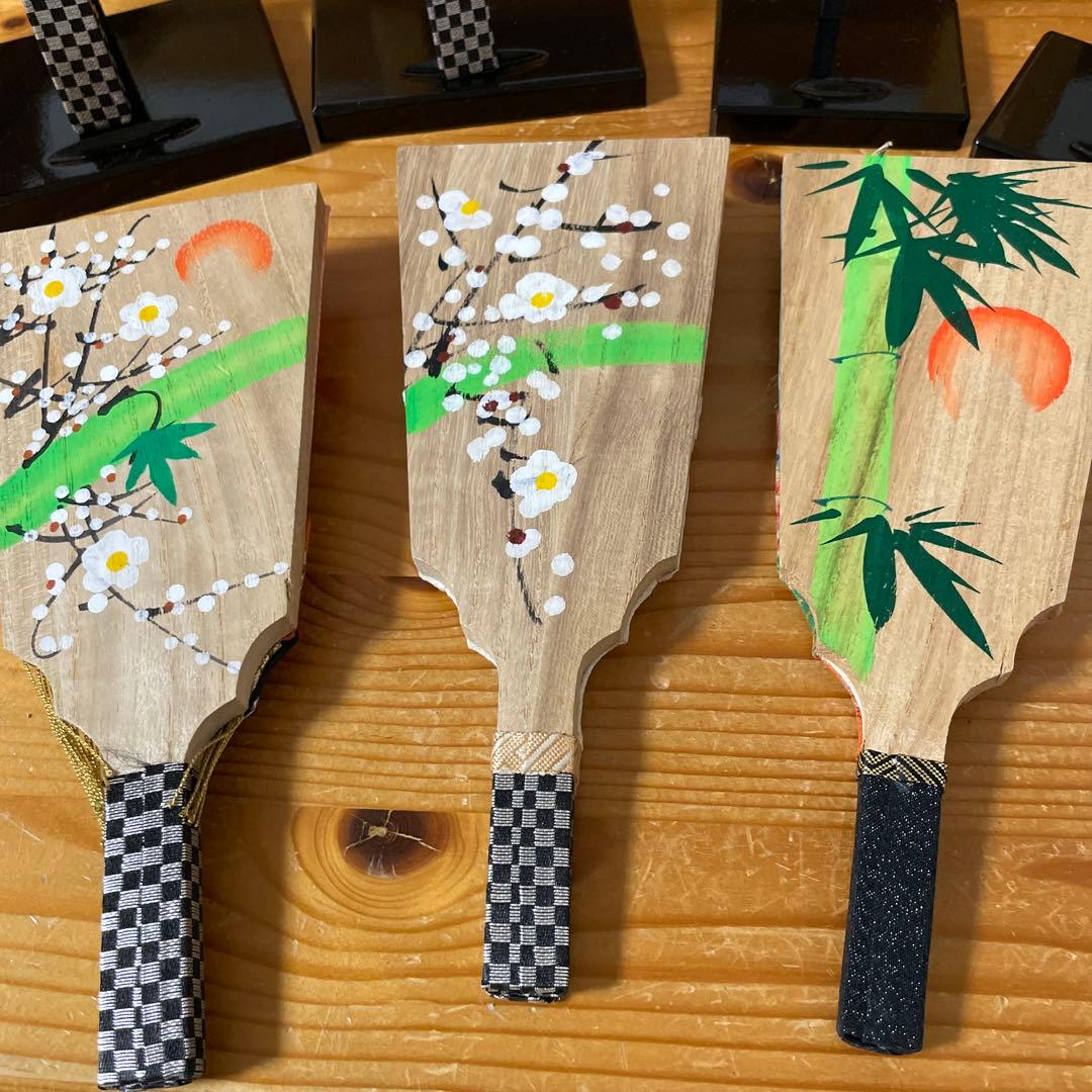 飾り羽子板　押絵　ハンドメイド