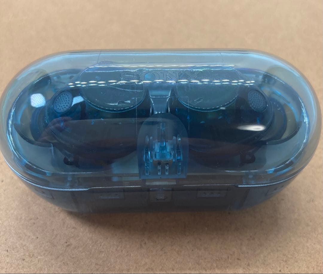 【ほぼ新品】SONY WF-C710N【グラスブルー充電ケース】