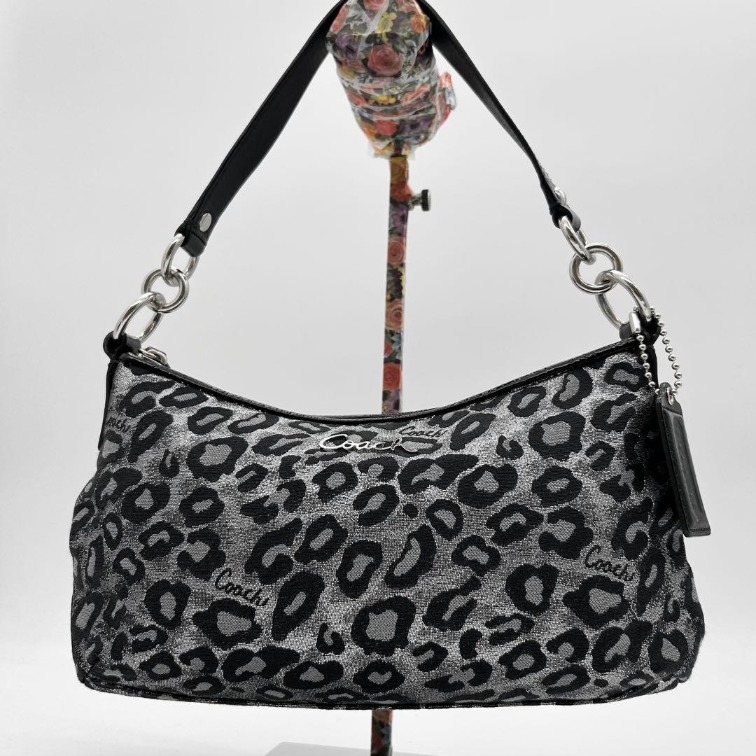 バッグ Coach Shoulder Bag 2way Leopard lame Y2k