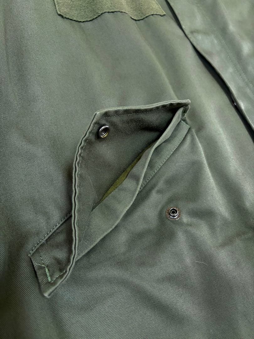 アダムエロペM-65ライナー付ビッグシルエットモッズコートSユニセックス