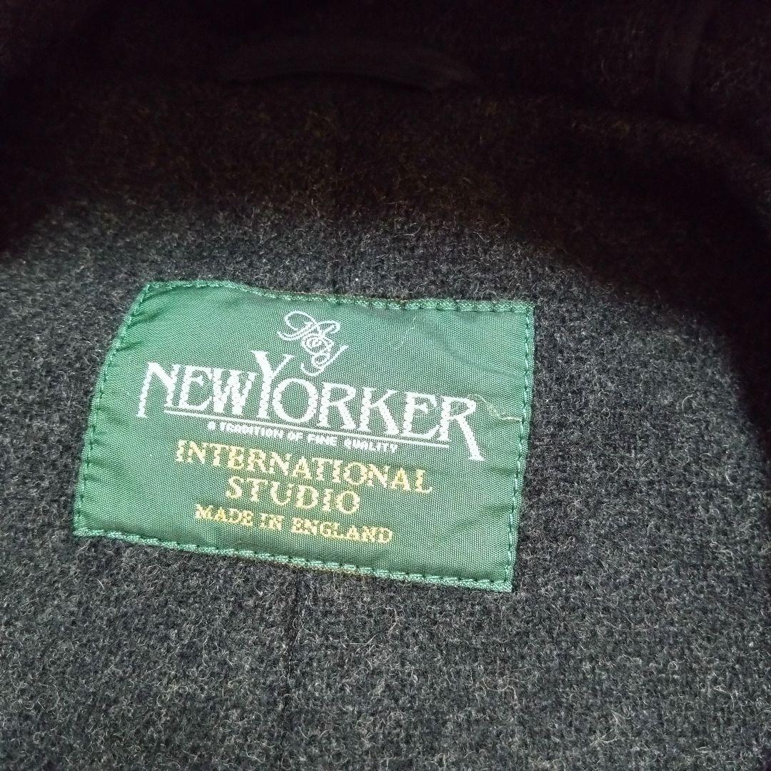 ニューヨーカー ダッフルコート ムーアブルック ヘリンボーン グレー M相当