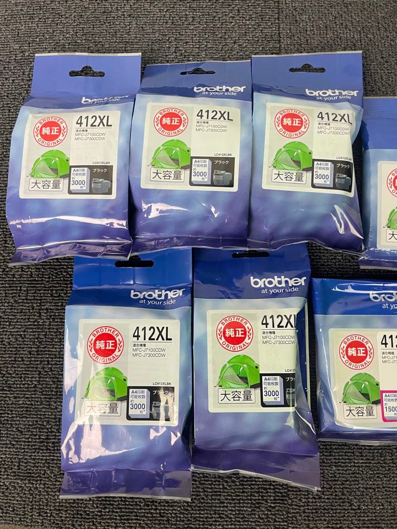 brother ブラザー 412xl 純正 インク 大容量 まとめ ブラック 他