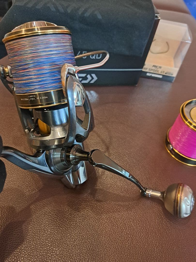 [状態良]ダイワ 21サーフベーシア45QD RCSサーフスプール付きゴメクサス