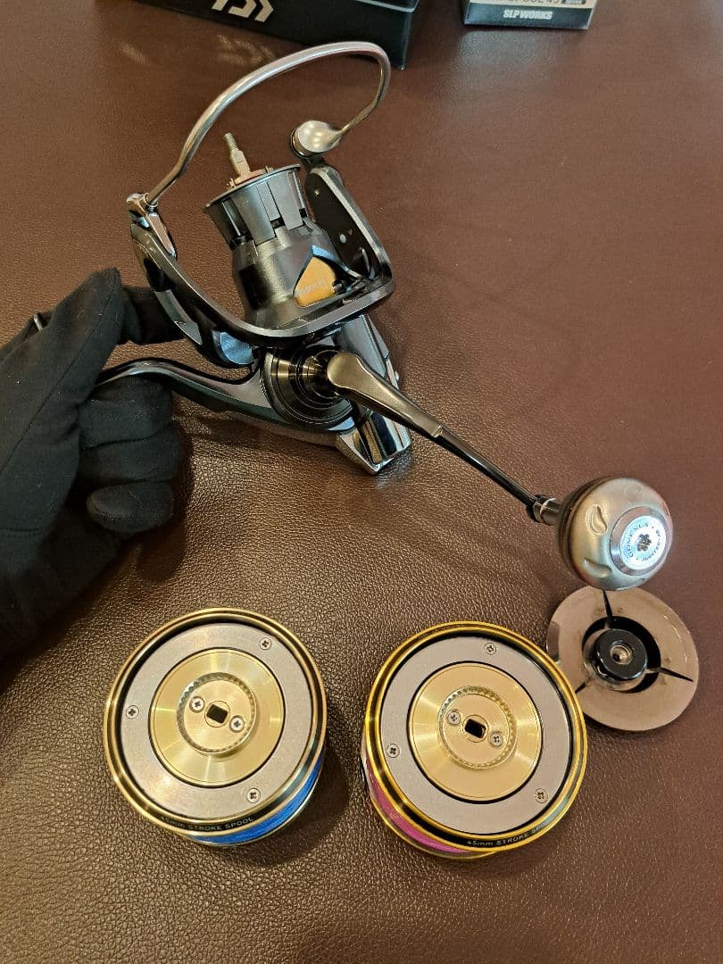 [状態良]ダイワ 21サーフベーシア45QD RCSサーフスプール付きゴメクサス