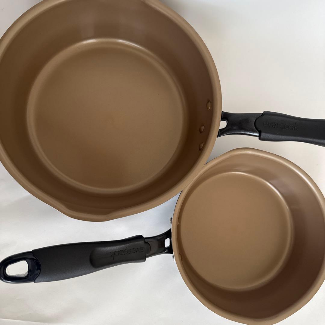 evercook 片手鍋 2個セット