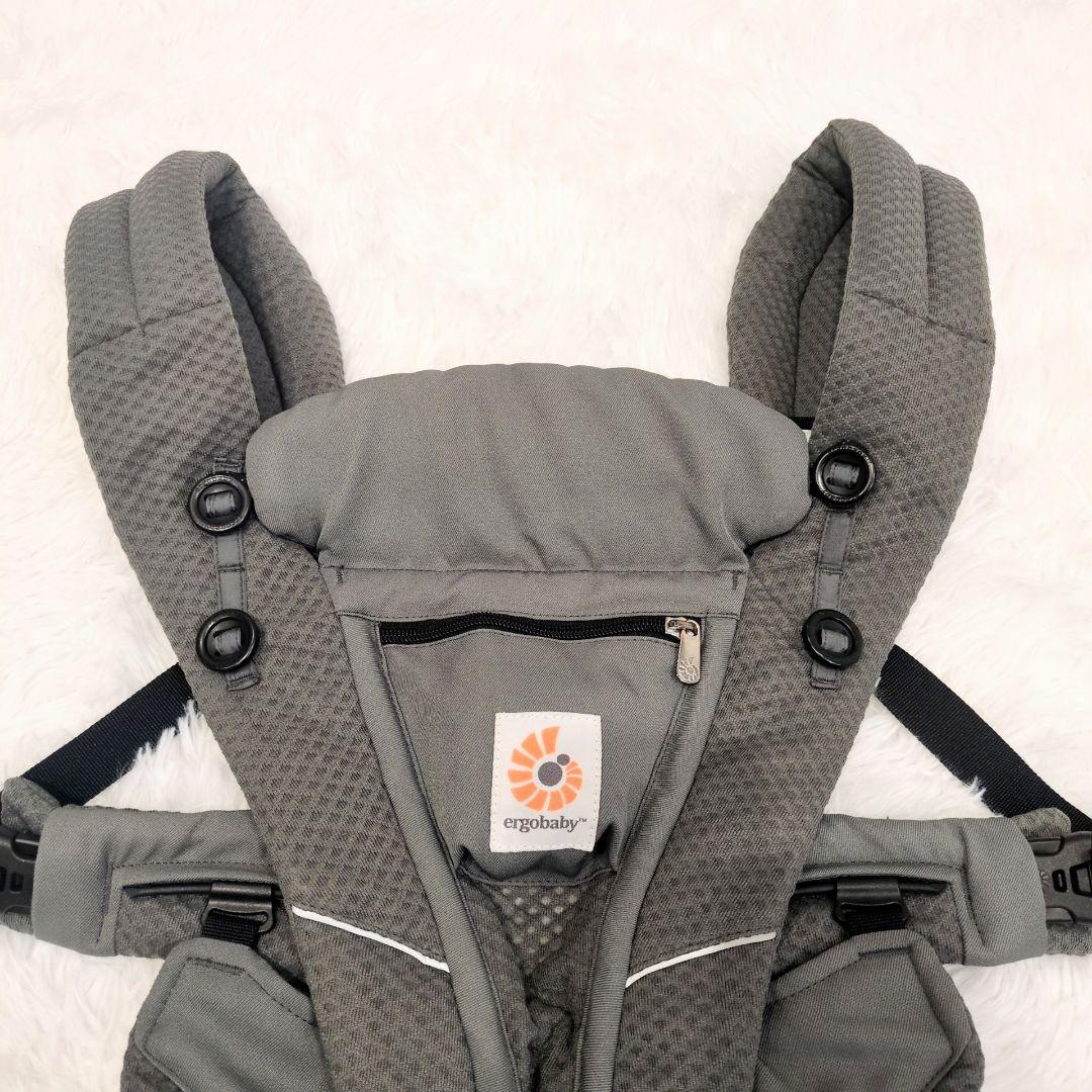 美品 エルゴ OMNI Breeze オムニブリーズ グラファイトグレー