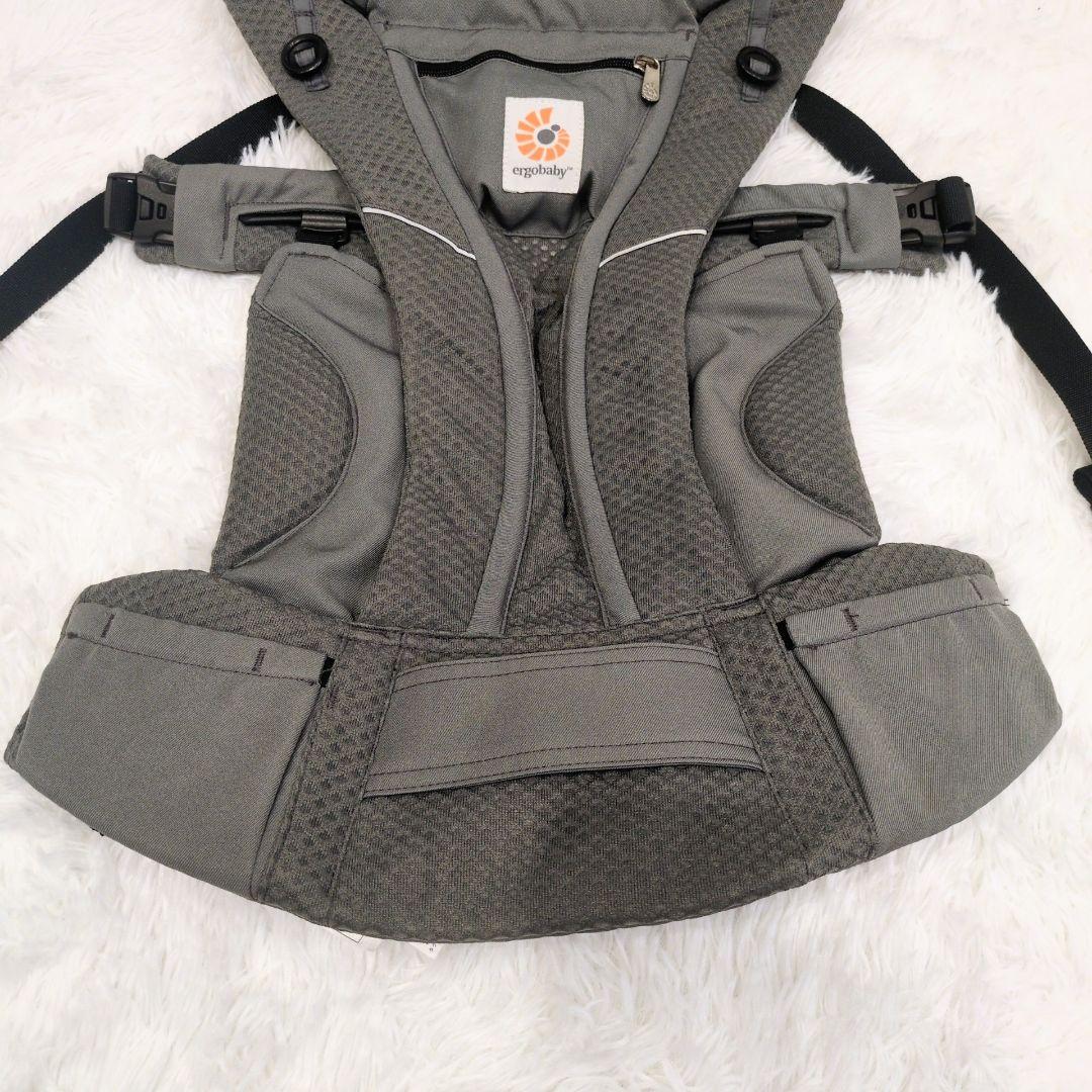 美品 エルゴ OMNI Breeze オムニブリーズ グラファイトグレー