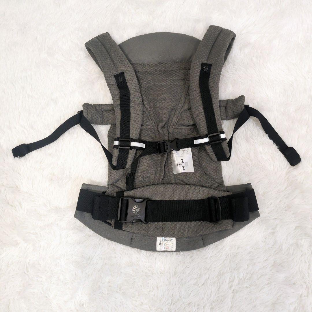 美品 エルゴ OMNI Breeze オムニブリーズ グラファイトグレー