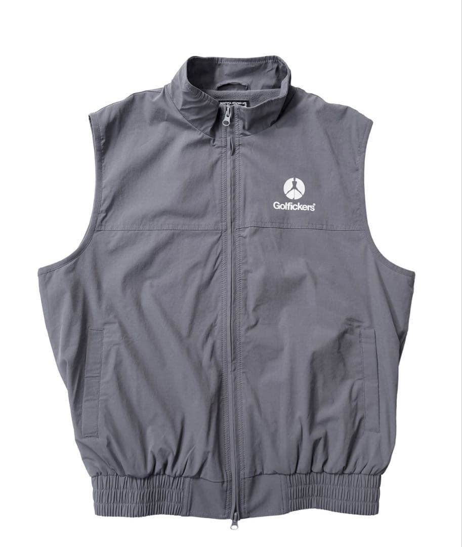 新品！Golfickers ゴルフィッカーズ　ベスト　グレー　L 即完売