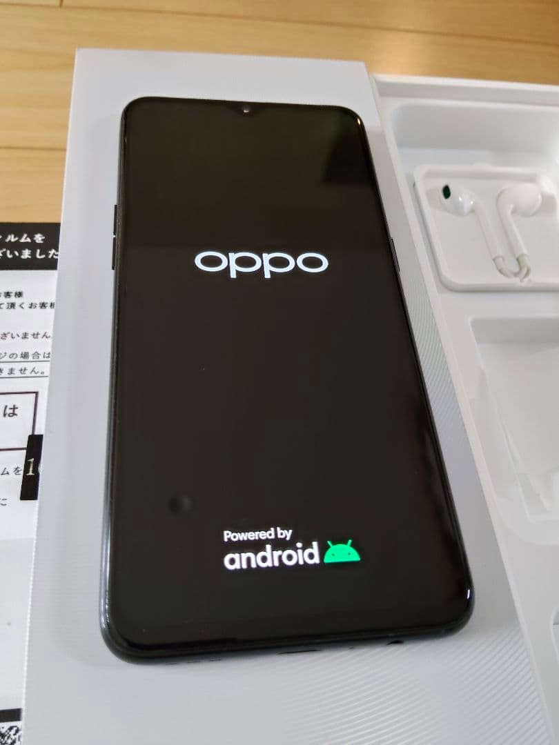 美品 OPPO オッポ Reno A ブラック SIMフリー シムフリー