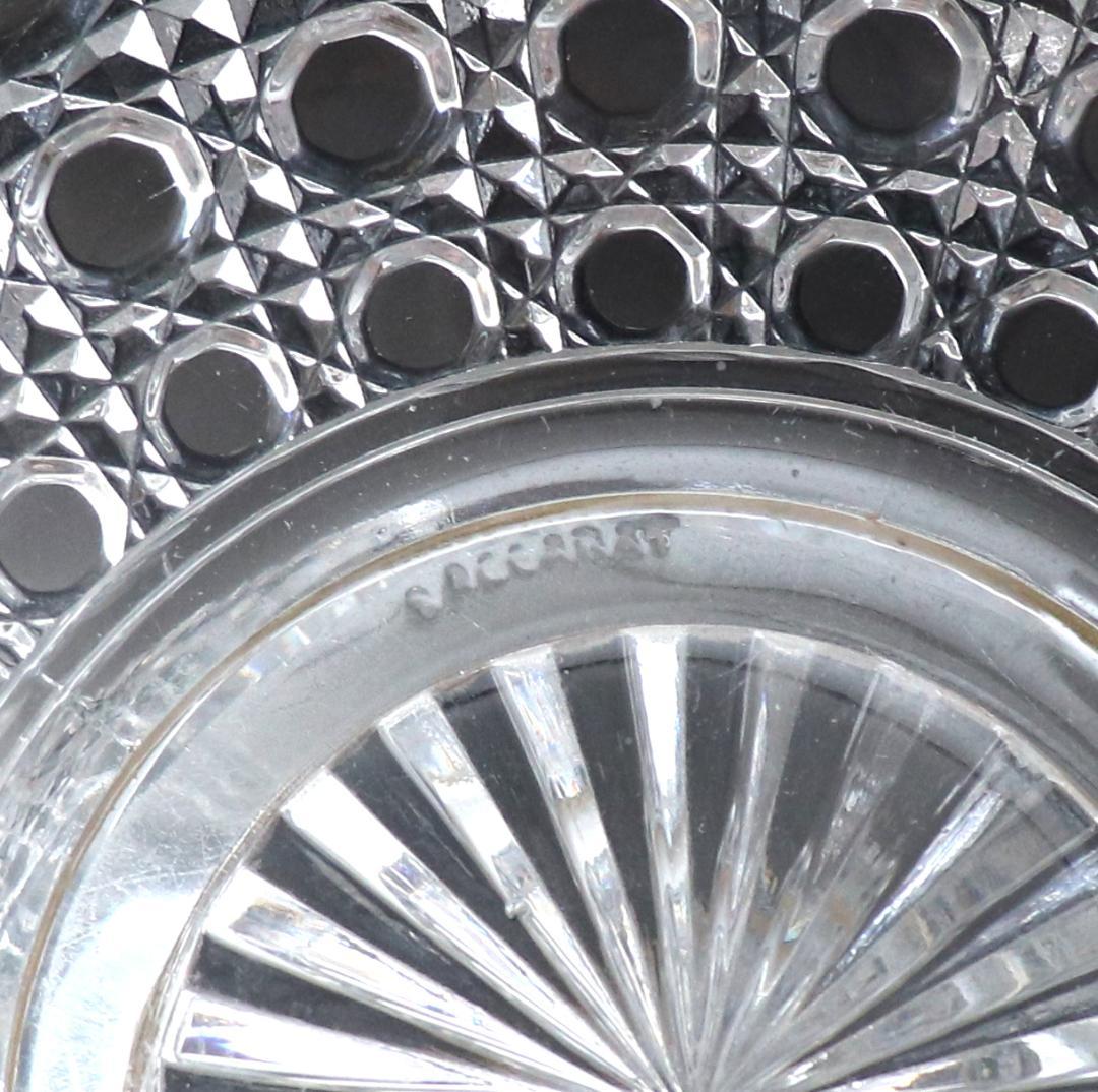 オールド・バカラ 美術館級 特注品 2kg 金縁特大鉢 ディアマンピエーリー