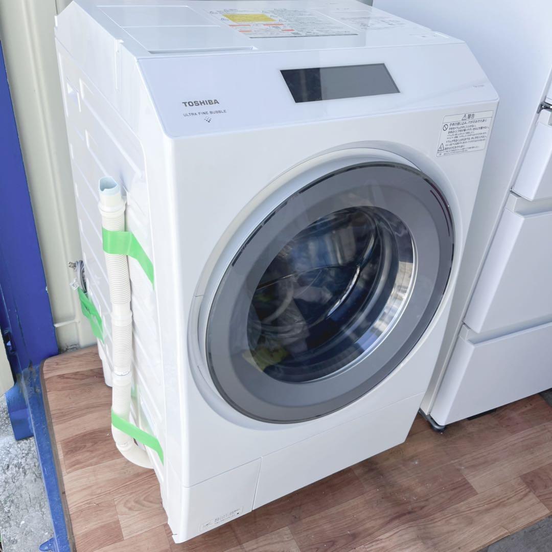 取付無料！東芝ウルトラファインバブル 熱乾燥搭載！洗剤自動投入ドラム式洗濯機！