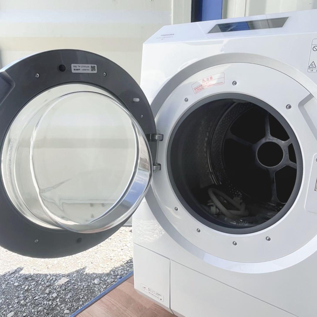 取付無料！東芝ウルトラファインバブル 熱乾燥搭載！洗剤自動投入ドラム式洗濯機！