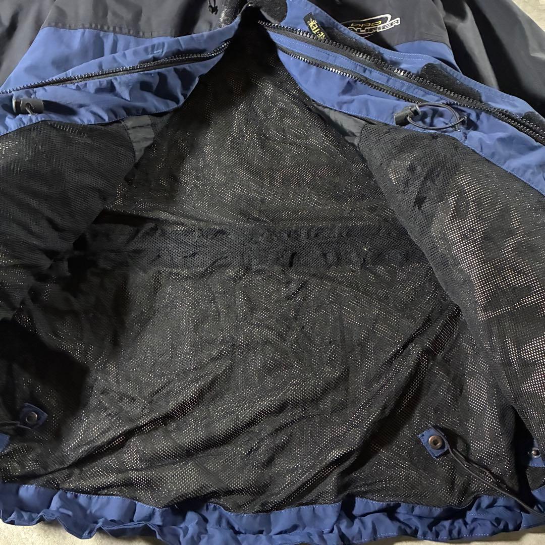 00s BassProShops GORE-TEXマウンテンパーカー黒青テック