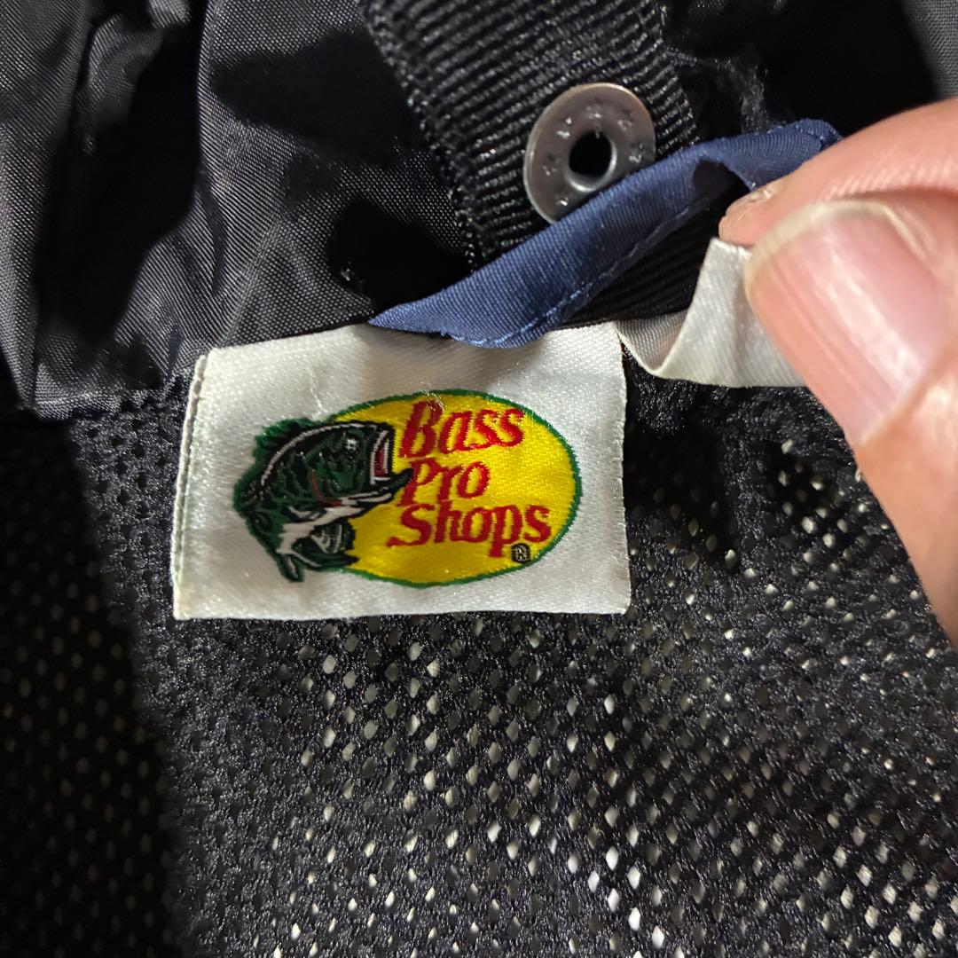 00s BassProShops GORE-TEXマウンテンパーカー黒青テック