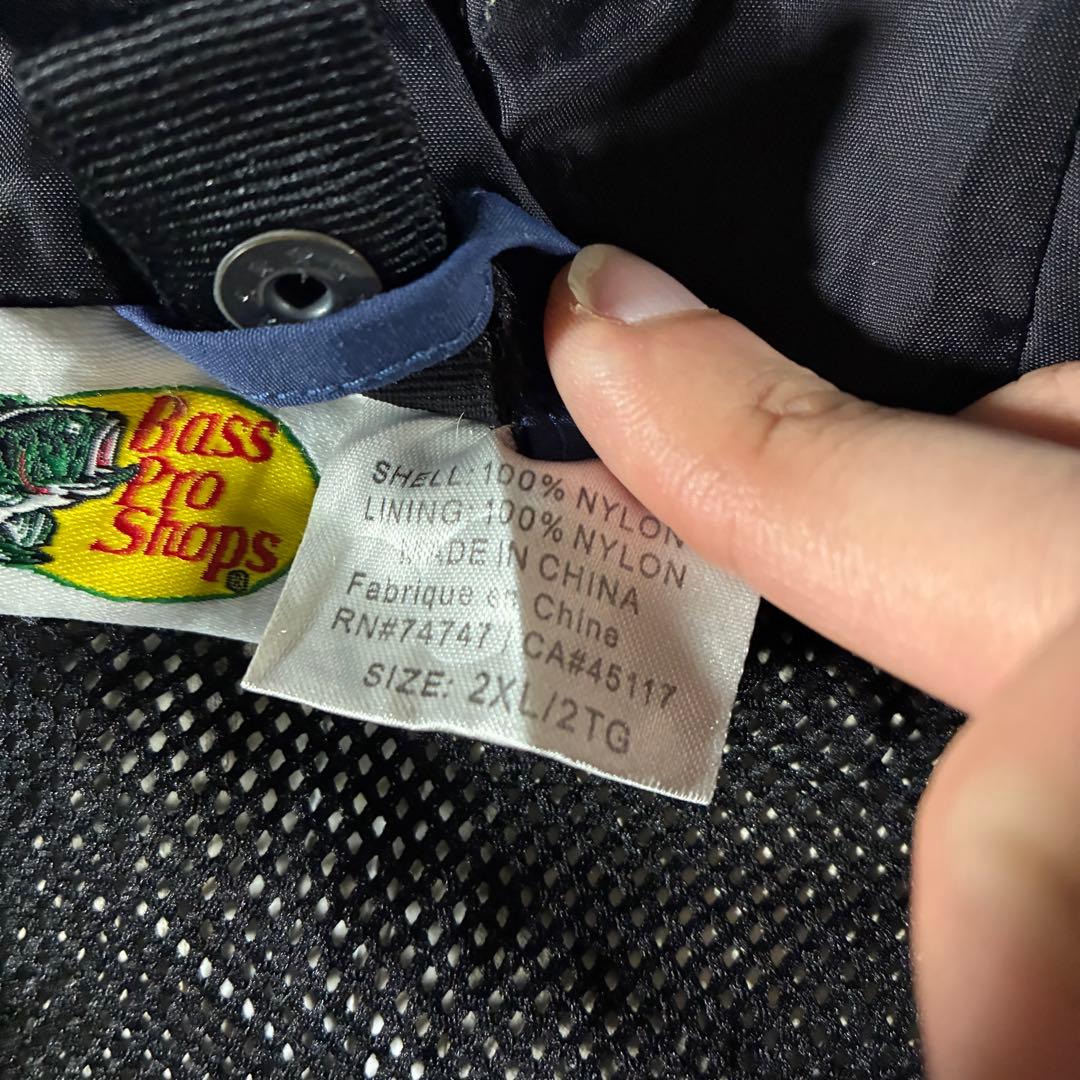 00s BassProShops GORE-TEXマウンテンパーカー黒青テック