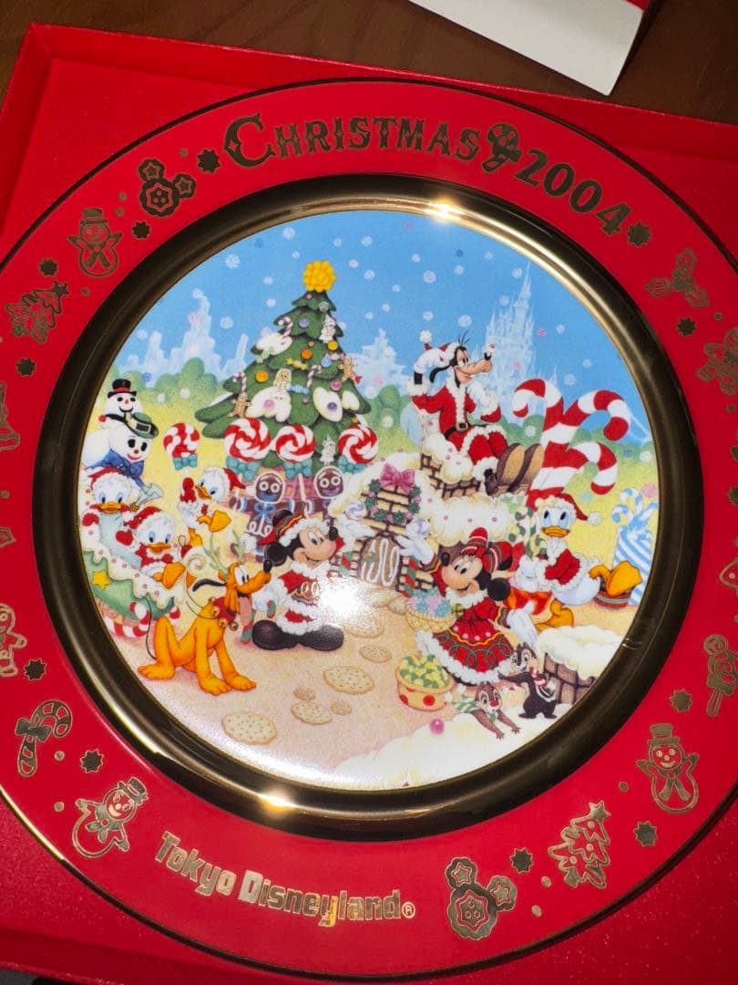 東京ディズニーランド クリスマスプレートセット 1996-2004