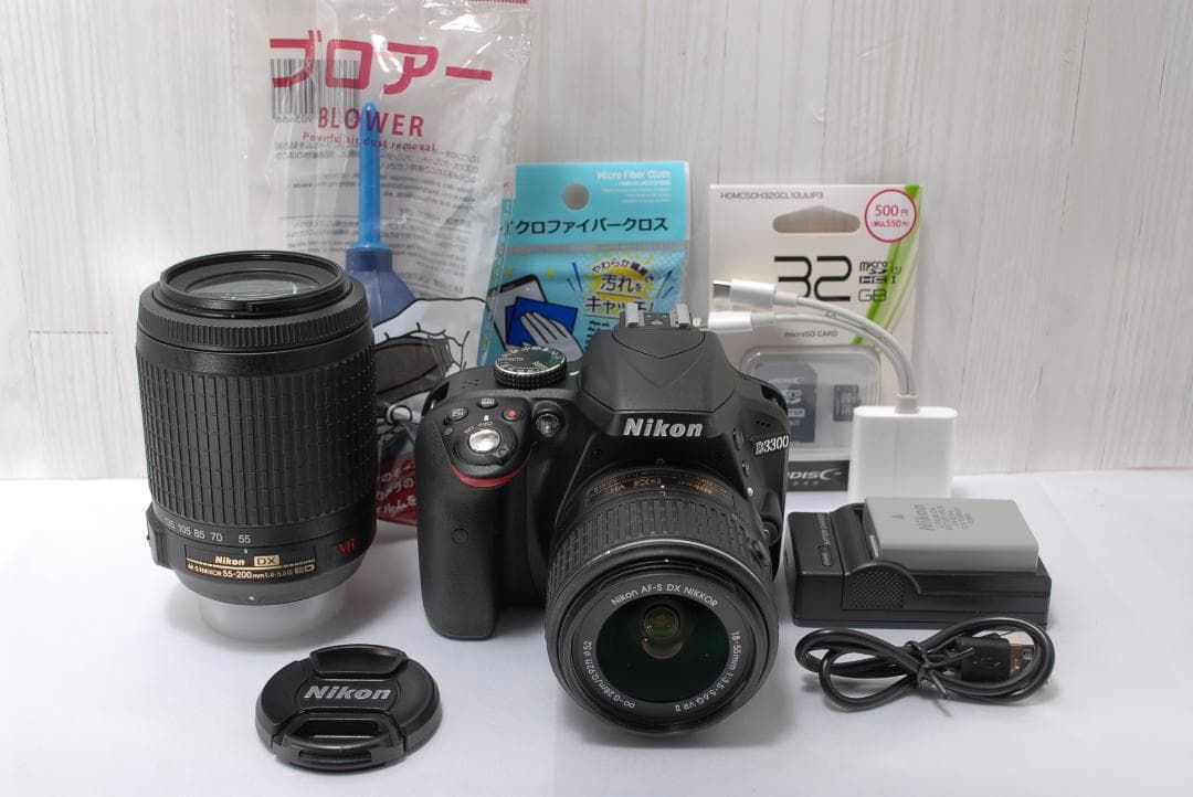 ✨初心者向け✨Nikon D3300 ダブルズーム 入学式 卒業式 スマホ転送