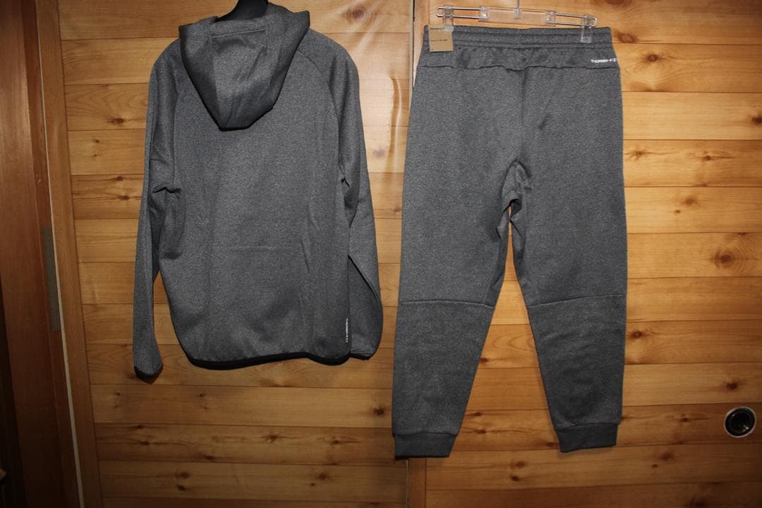 L　ナイキNIKE　ビッグスウオッシュロゴスウェットパーカー　上下セット