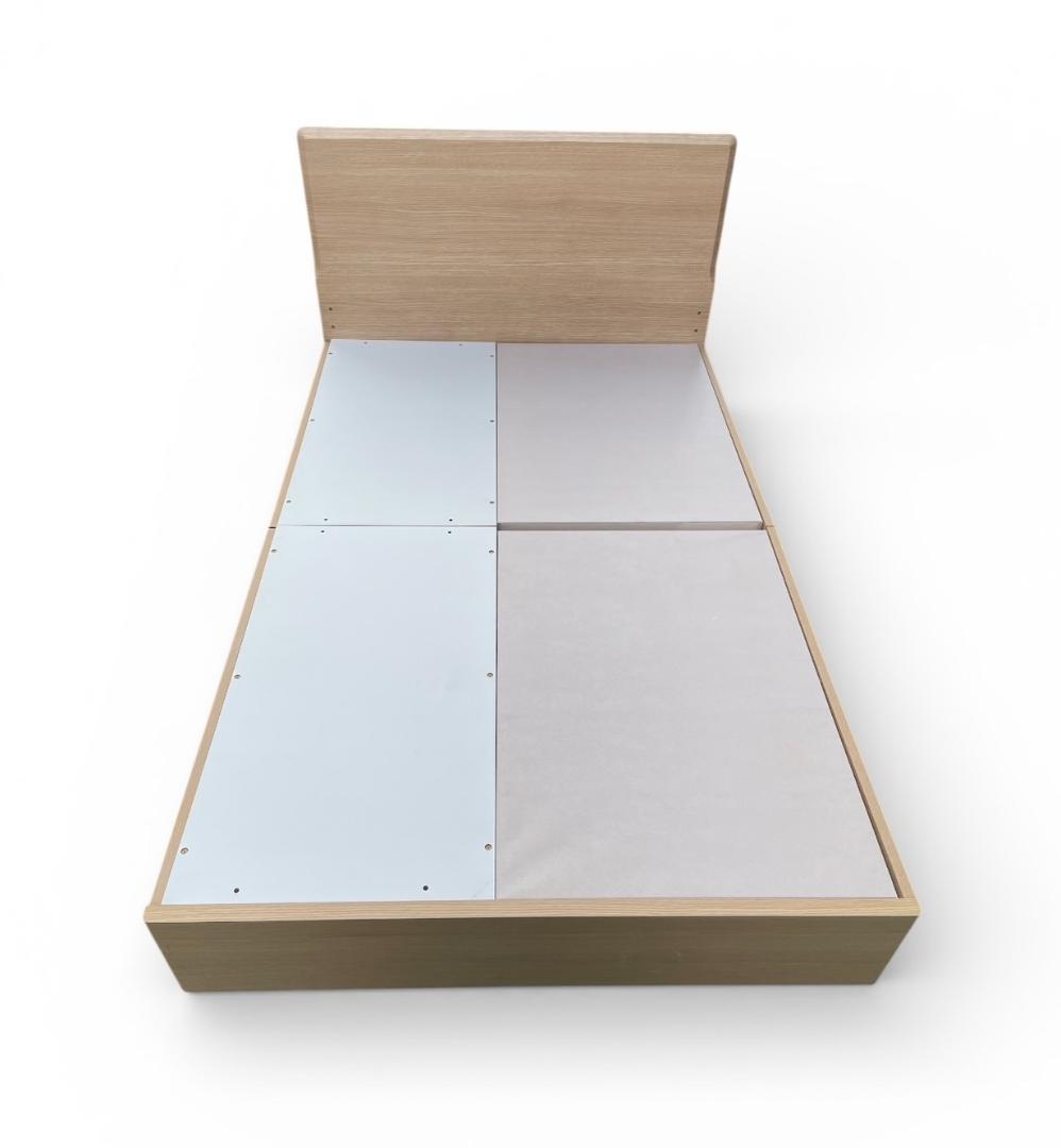 大阪京都限定 NITORI ニトリ セミダブル ベッドフレーム 2収納付き