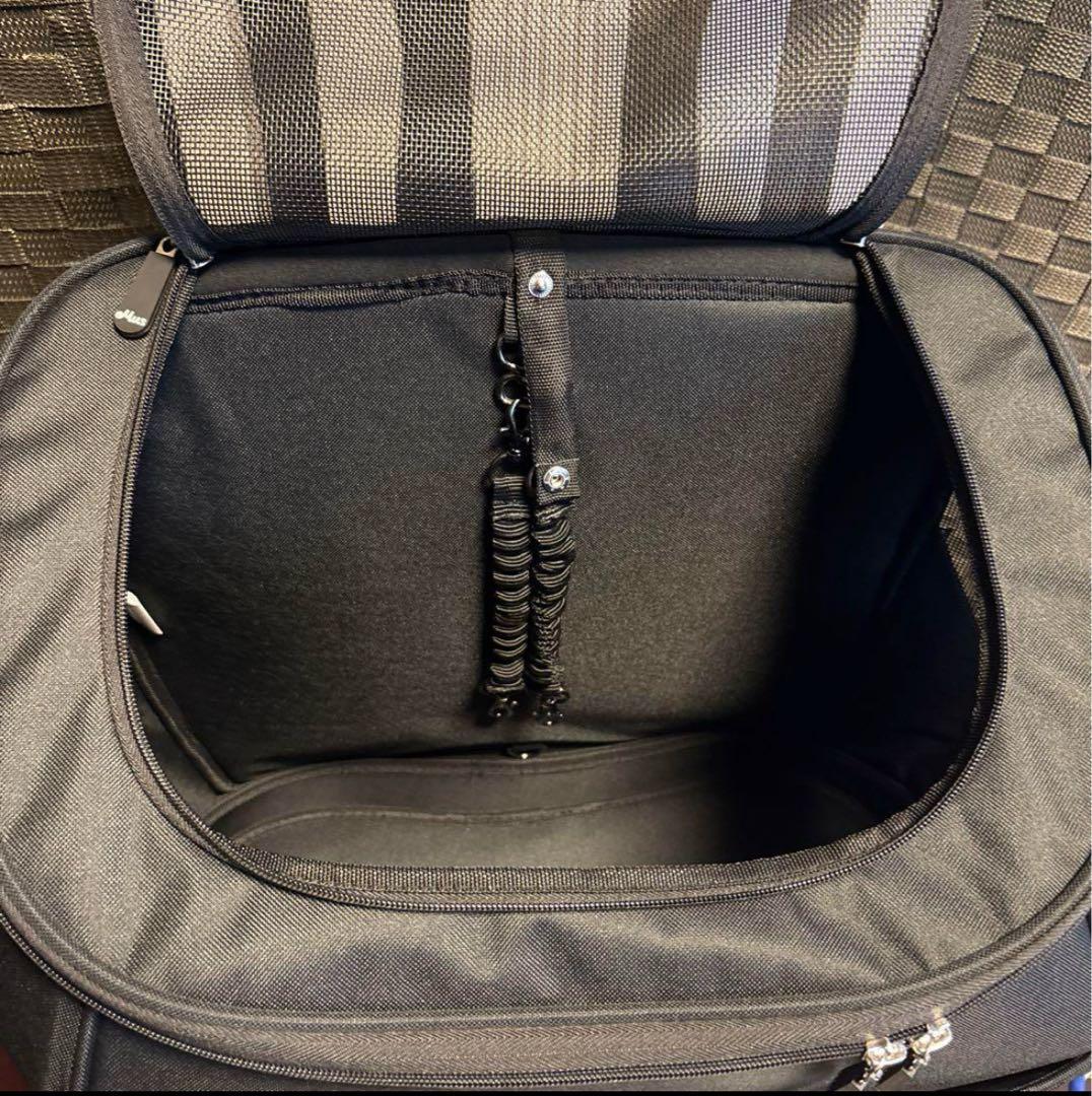 eMus ブラック 犬猫用キャリーバッグ　Lサイズ