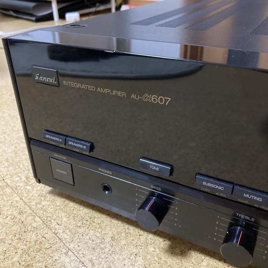 【音出し確認済み】SANSUI AU-α607 プリメインアンプ サンスイ