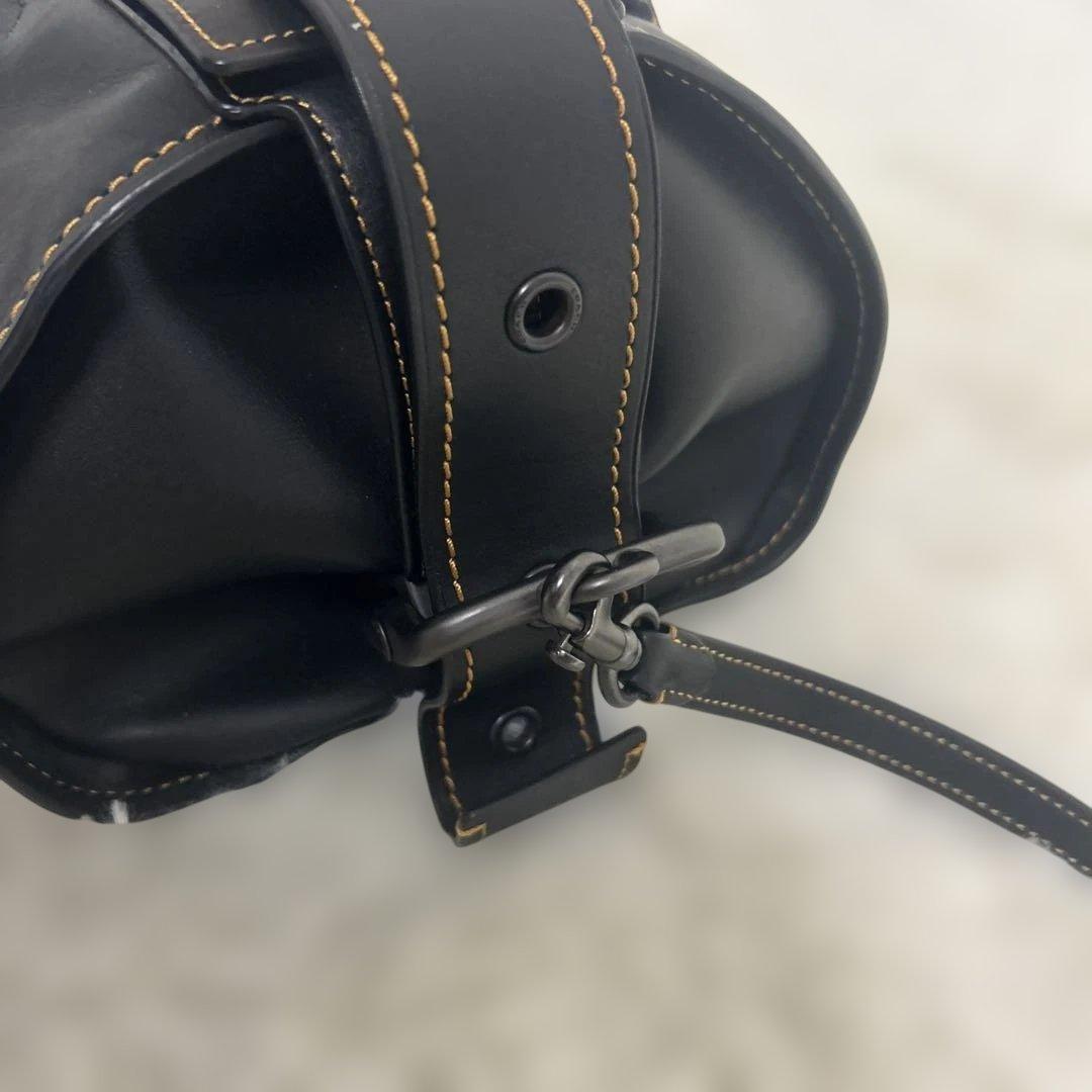 【未使用級】COACH 2way ショルダー ハンドバッグ クラブタン　ワッペン