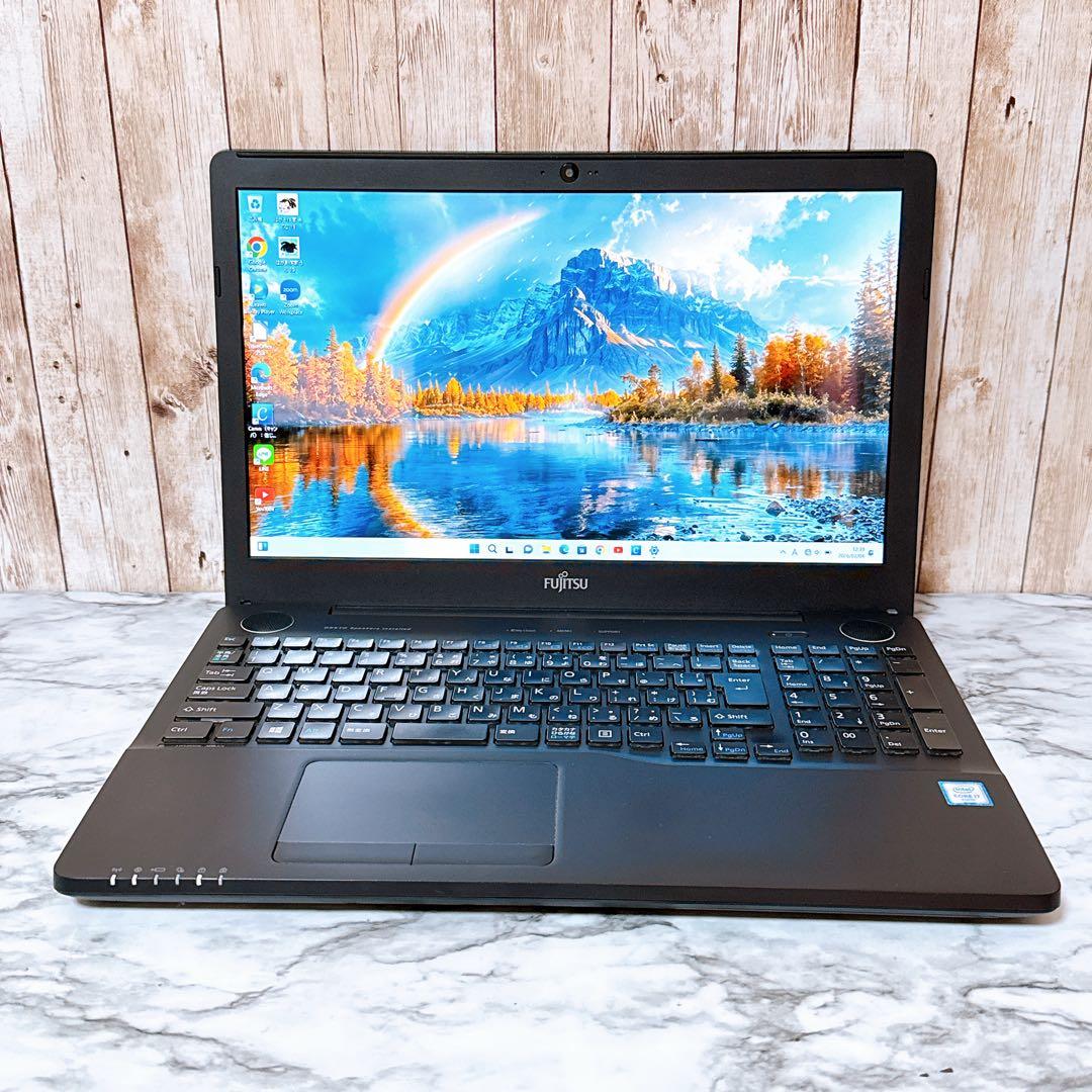 【限定価格】すぐ使えるパソコン 高性能i7 メモリ8GB 超大容量1TB✨富士通