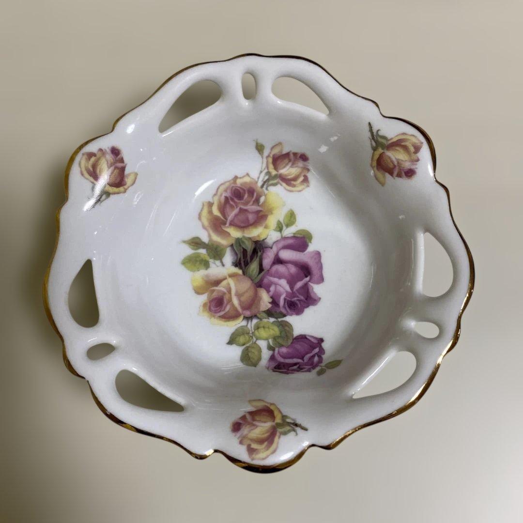 ヴィンテージ　グロリアファイン　ポーセリン　ババリア　ハンドワーク　陶器