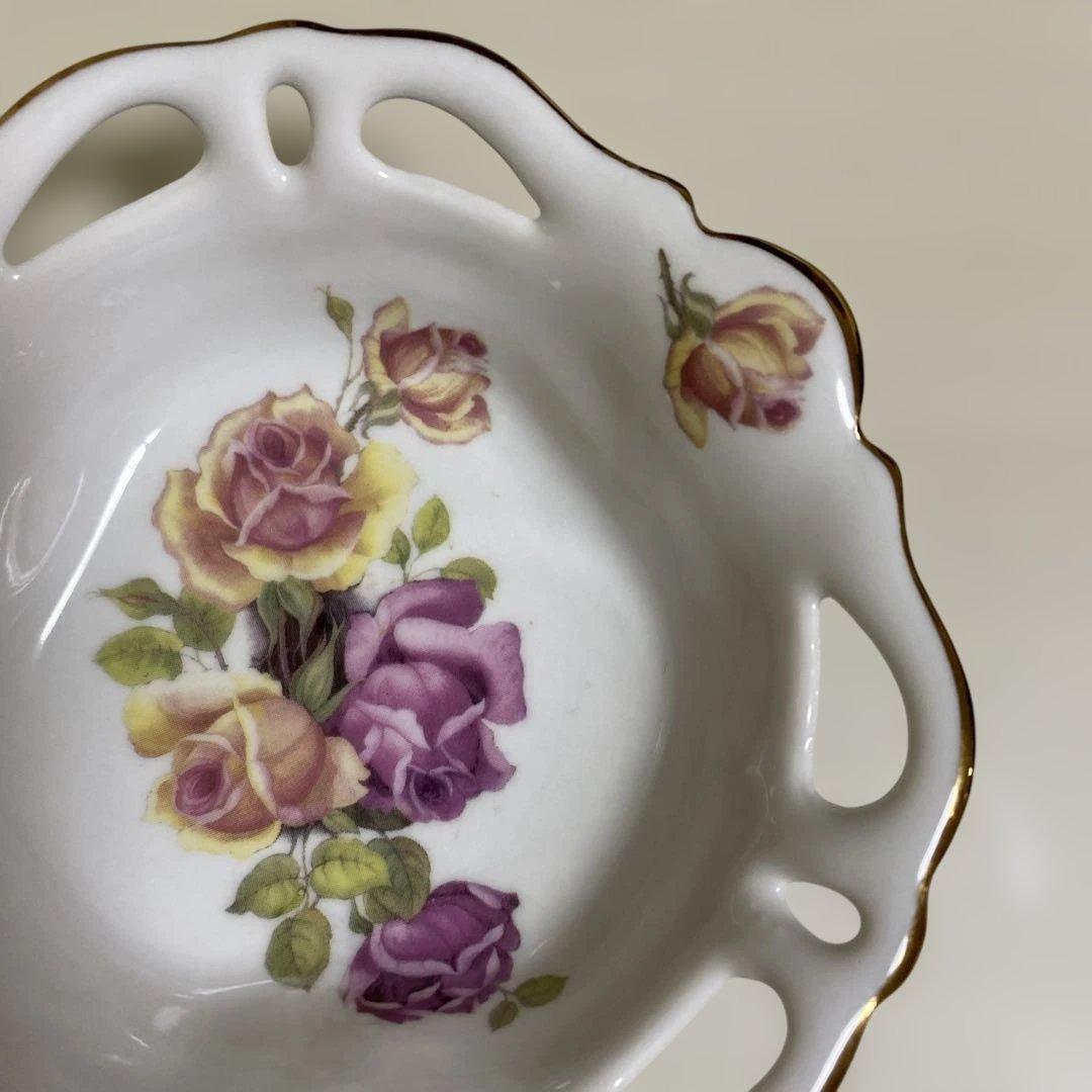 ヴィンテージ　グロリアファイン　ポーセリン　ババリア　ハンドワーク　陶器