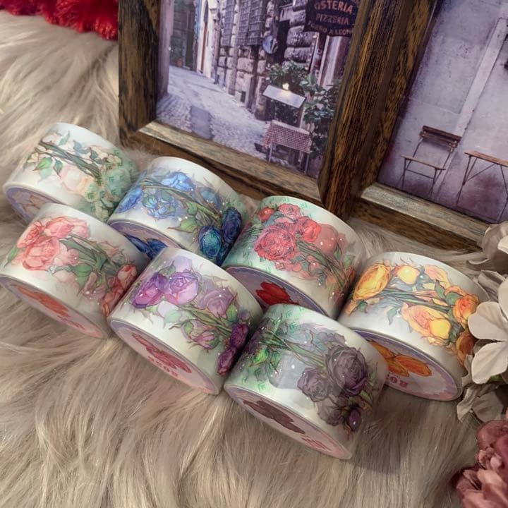 ▶︎import/hwaraさまPETマスキングテープrose newフルコンプ