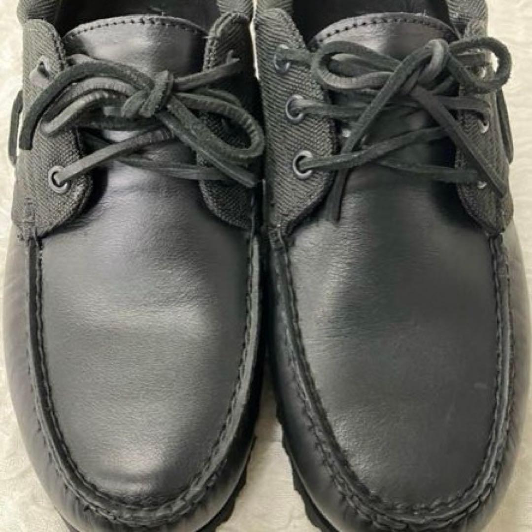 ティンバーランド スリーアイ ボートシューズ ブラック 26cm