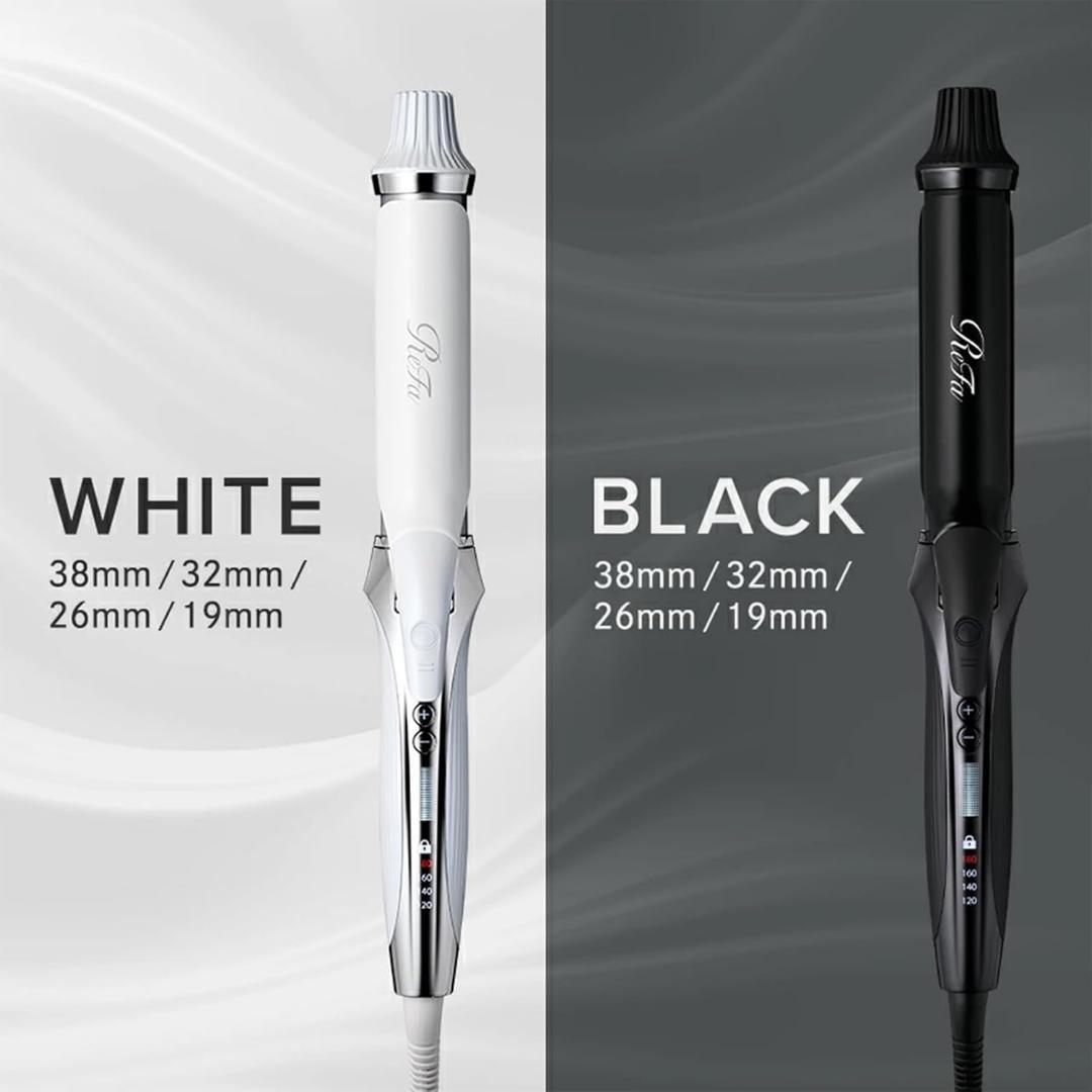 【正規品証明書付き】refa カールアイロン　プロ　38mm　ホワイト