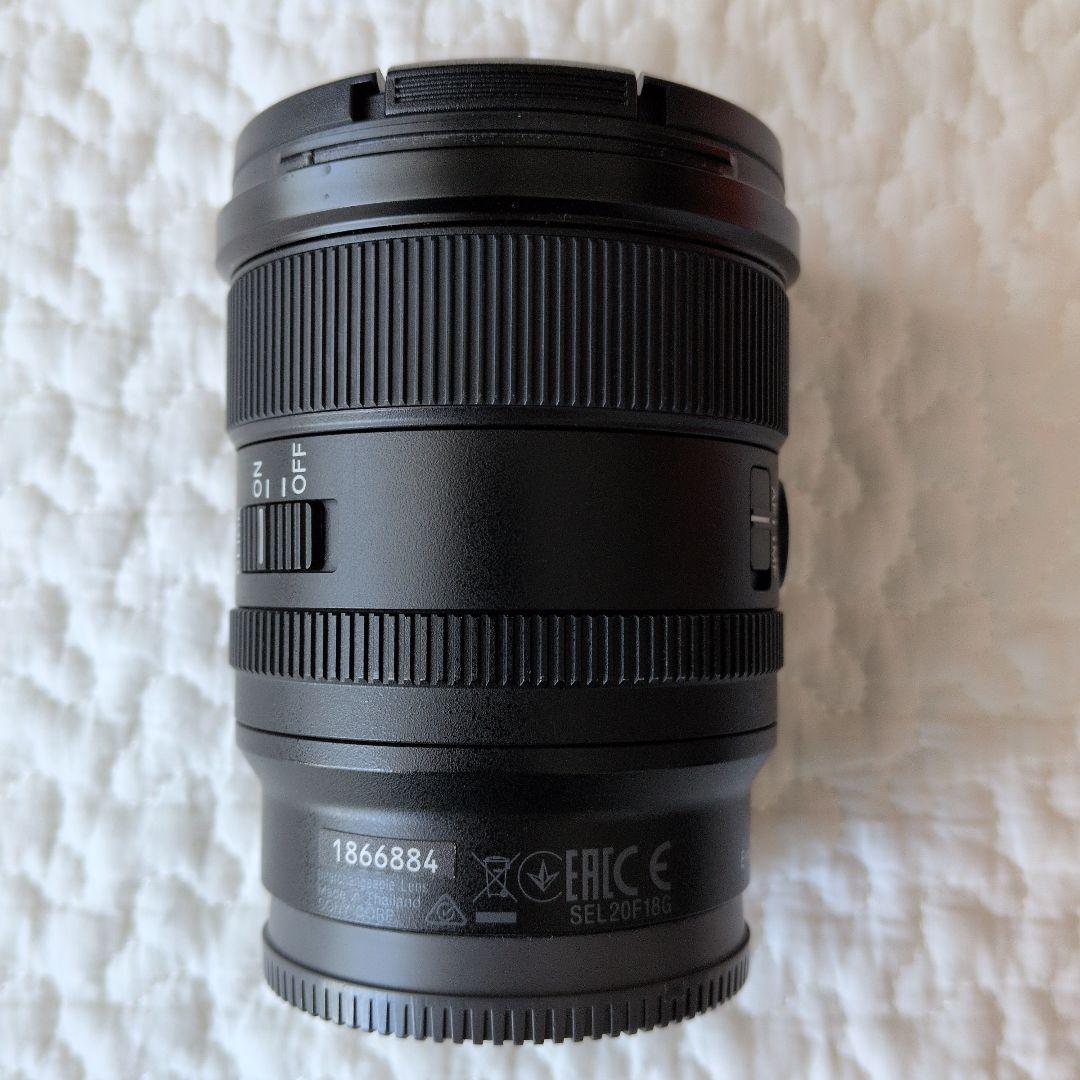 Sony FE 20mm F1.8 G レンズ