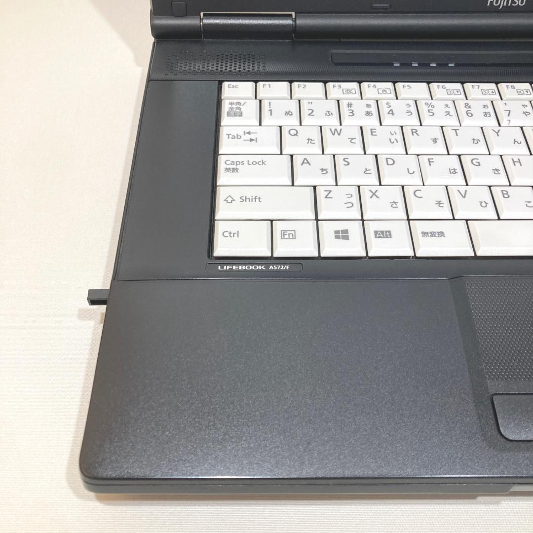 初心者✨快適・カメラ・大画面・DVD✨黒✨すぐ使えるノートパソコン◇D461-1