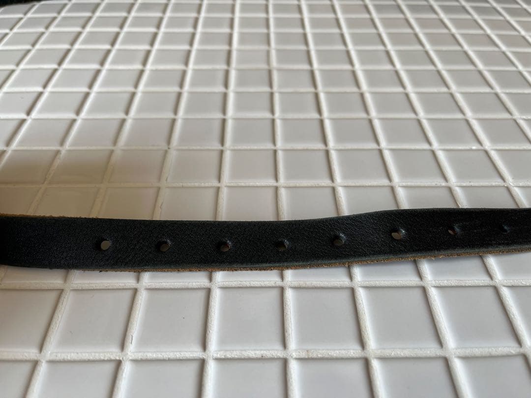 tricot COMME des GARÇONS ブラックレザーベルト