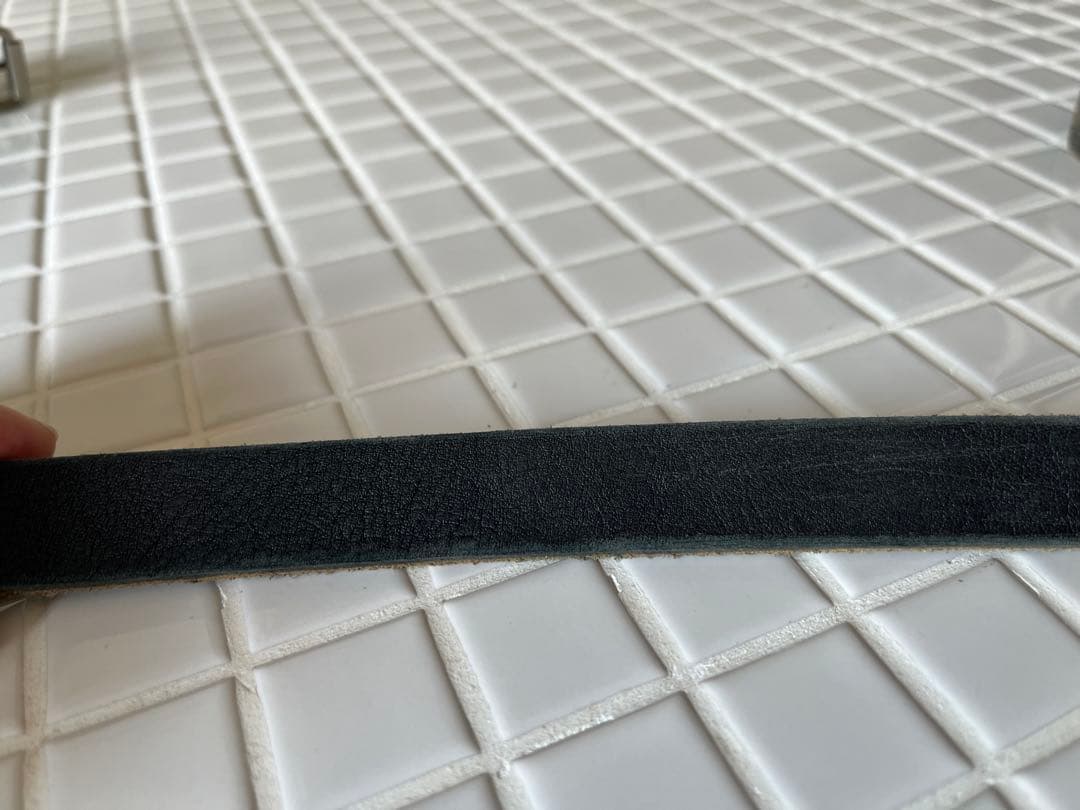 tricot COMME des GARÇONS ブラックレザーベルト