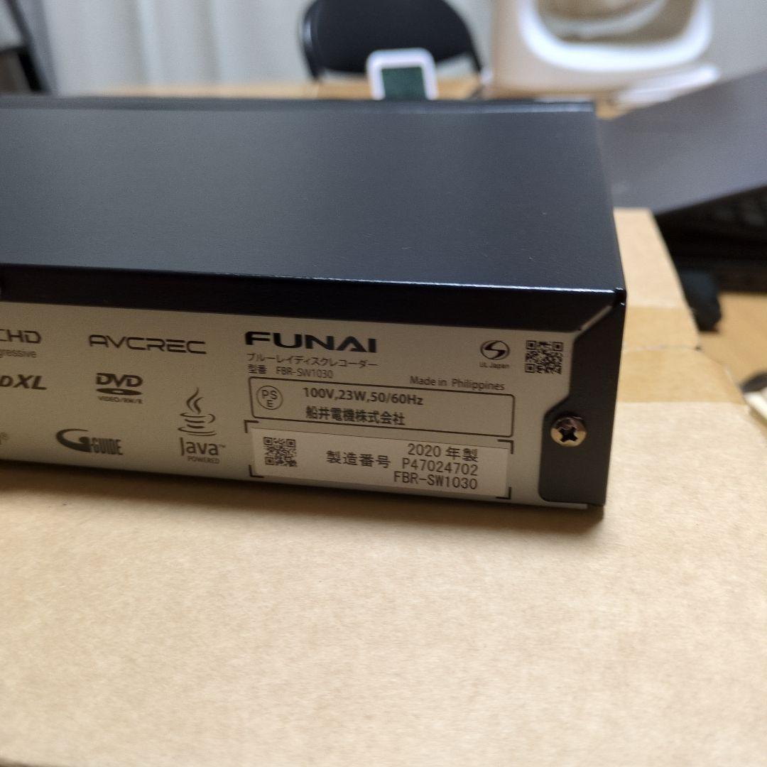 FUNAI ブルーレイディスクレコーダー FBR-SW1030