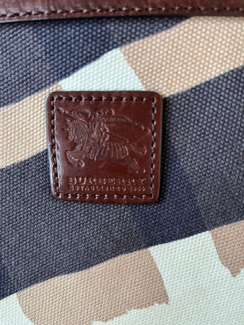 希少　BURBERRY ESTABLISHED メガチェック　トートバッグ