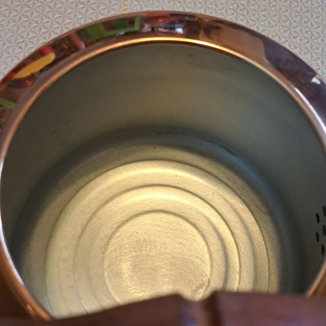 森井金属　カナディアンケトル　銅製やかん 木製ハンドル　ブロンズ　morico