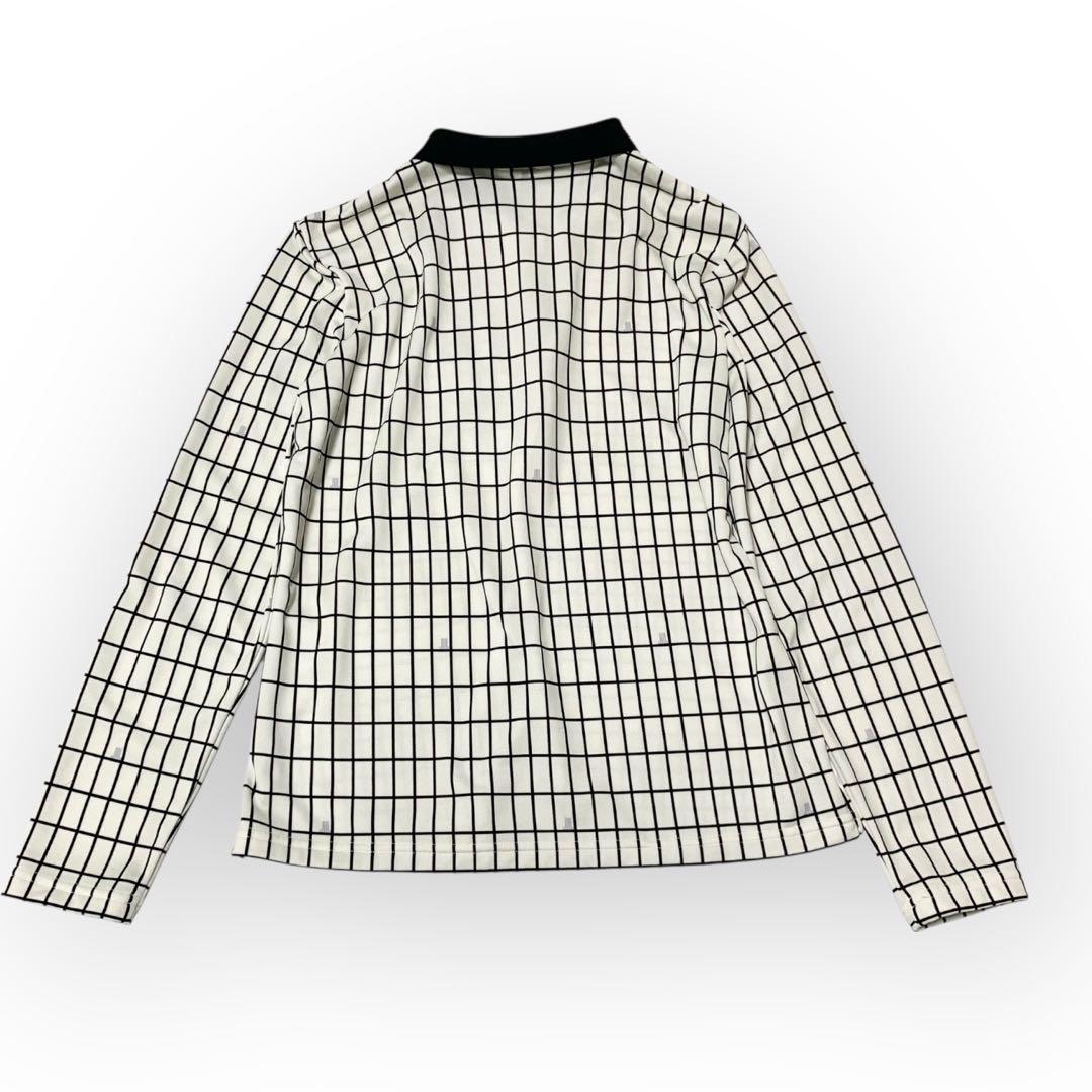 ほぼ未使用✨ランバンスポール ゴルフシャツ チェック ラインストーン 40
