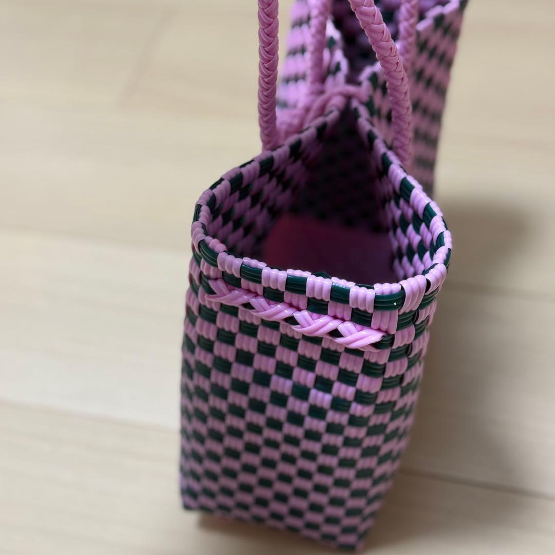 mekearisa メケアリサ　gummybag　s ピンク グリーン 70's