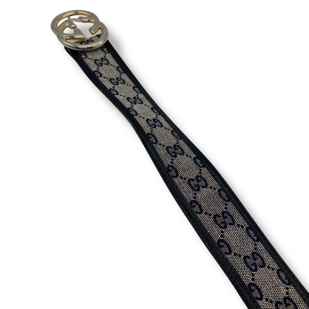 グッチ ベルト マーモント GG レザー 70/28 ブラック