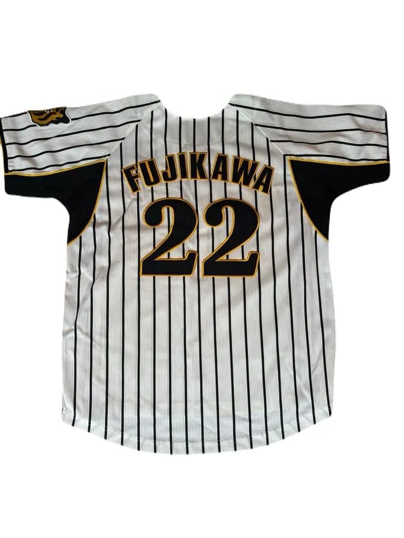 希少【新品】阪神タイガース 藤川球児 監督 当時物 22番 刺繍ユニフォーム