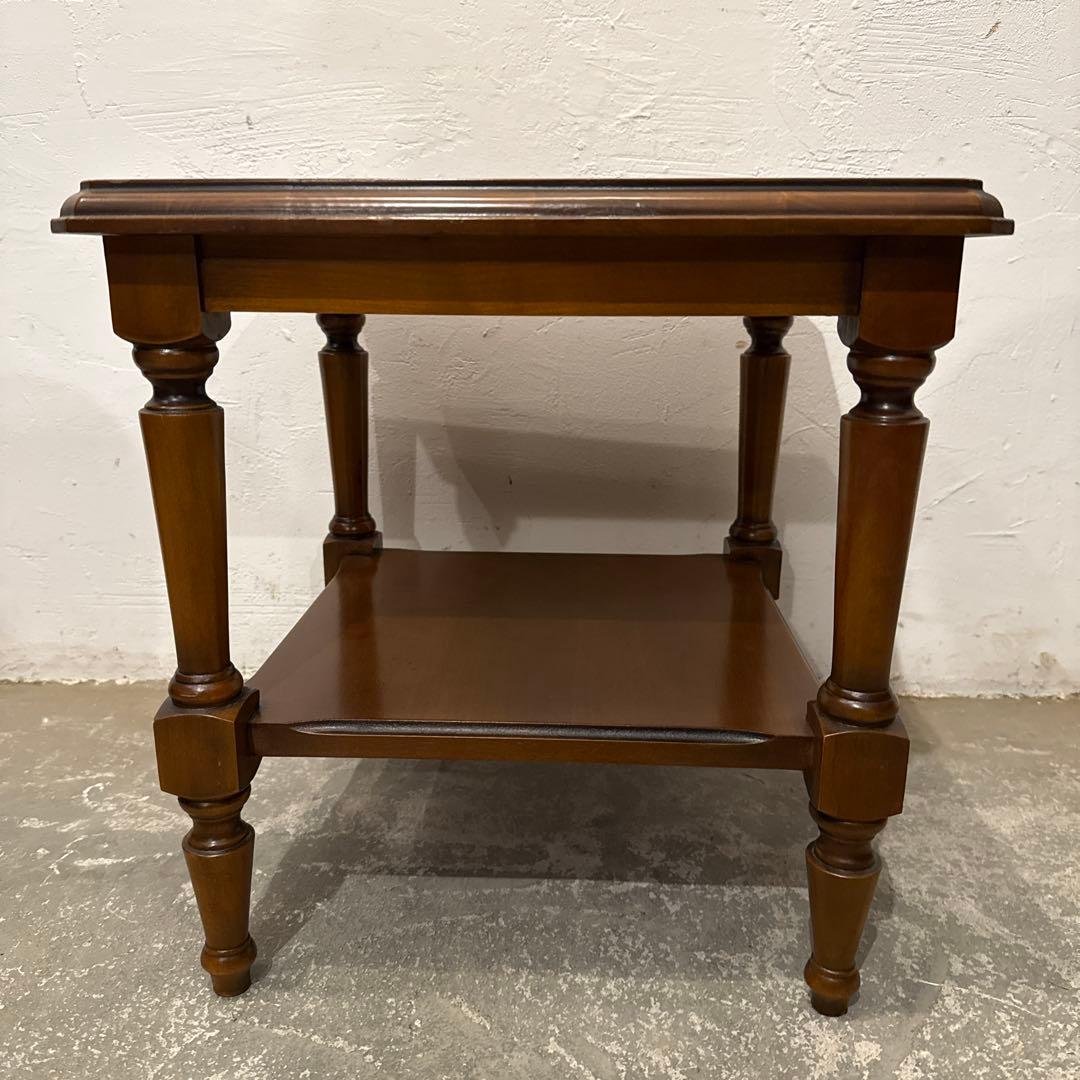 年末年始saleヴィンテージ　木製サイドテーブル　スクエア　1