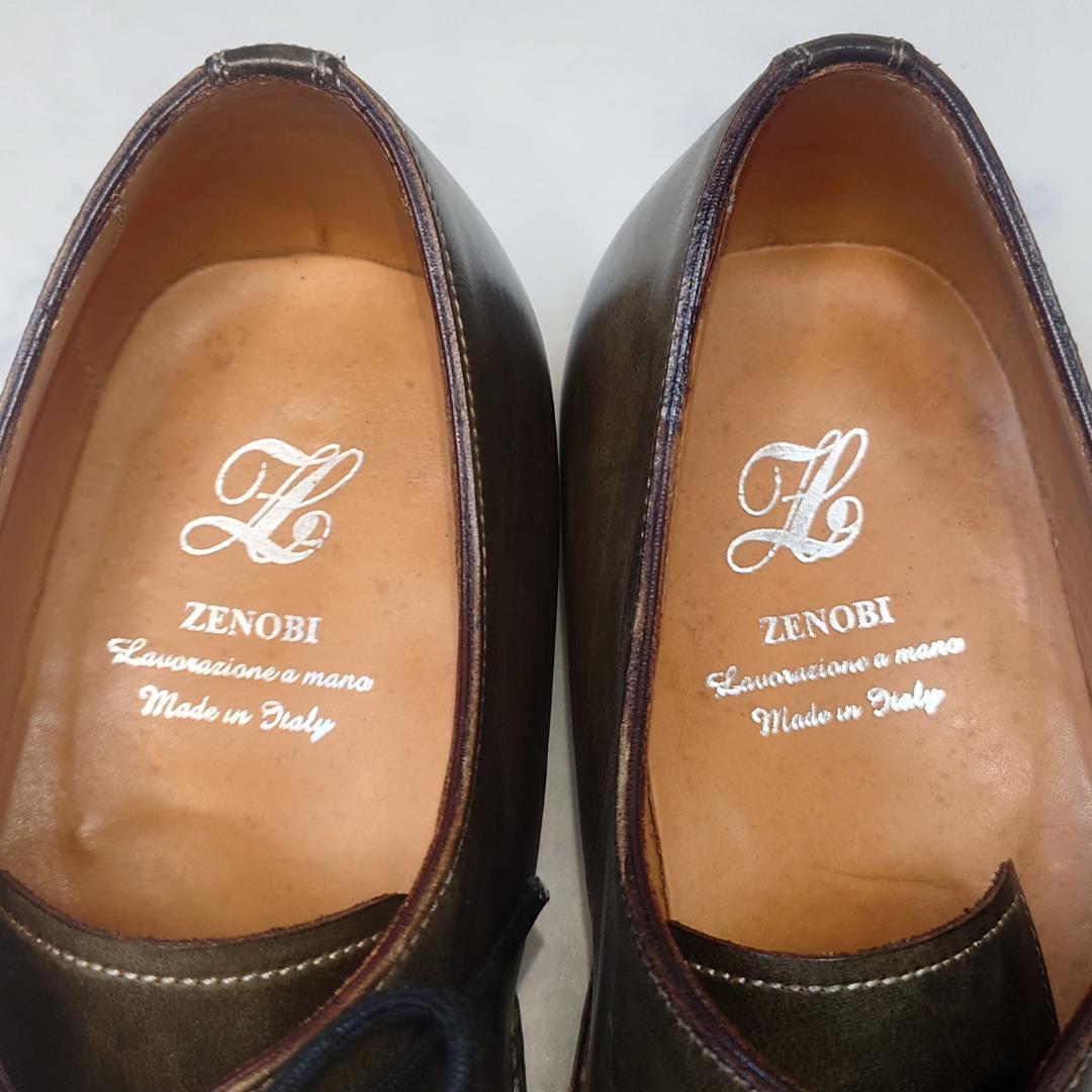 着用回数少ない　ZENOBI　パティーヌ　ダークグリーン　オリーブカーキ色